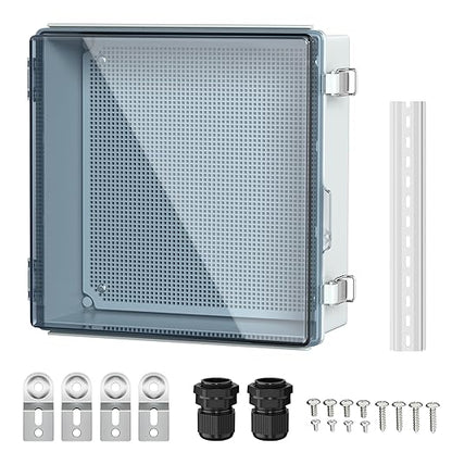 Joinfworld Outdoor Waterproof Electrical Box 13x13x5 Nema Box Weatherproof by Joinfworld