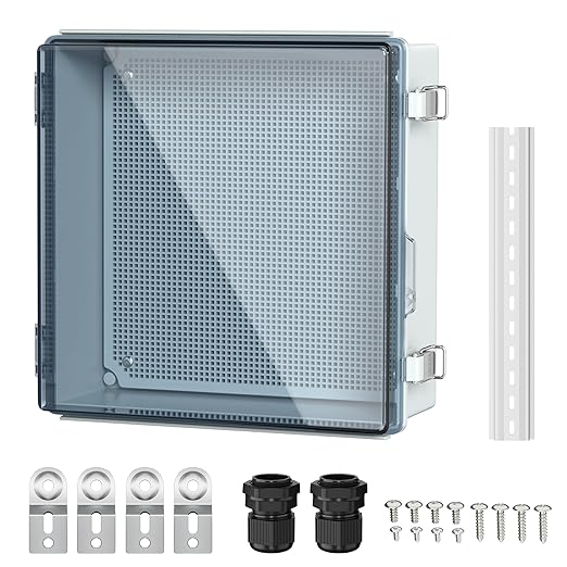 Joinfworld Outdoor Waterproof Electrical Box 13x13x5 Nema Box Weatherproof by Joinfworld