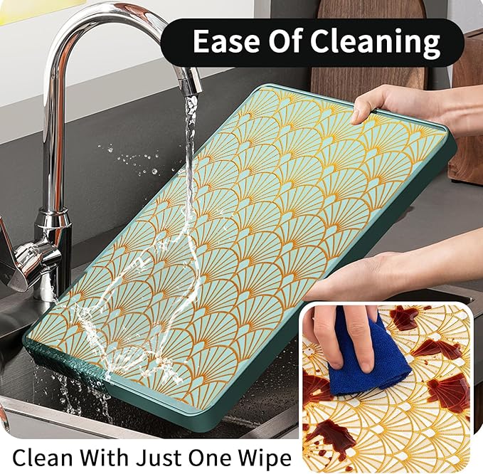 3D Drawer and Shelf Liner for Kitchen Cabinet: 12 in X 30 Ft Waterproof Shelf - Image 5