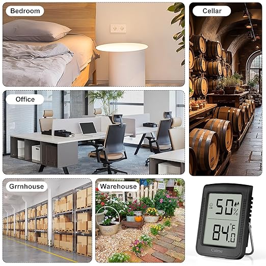 Digital Hygrometer Indoor Thermometer Humidity Meter Room Thermometer - Image 7