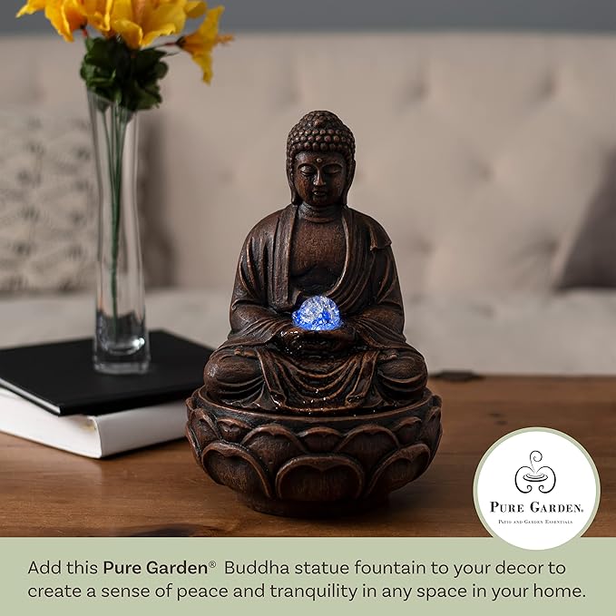 Pure Garden Indoor Tabletop Water Fountain - Image 5