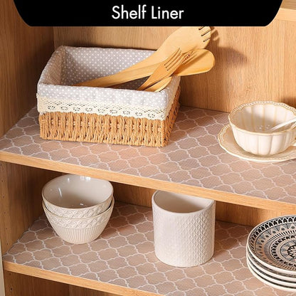 Cooyes Shelf Liner for Kitchen Cabinets – Non-Adhesive Waterproof Drawer Liner - Image 4