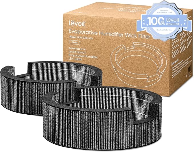 LEVOIT 2-Pack Wick Filters for Sprout Evaporative Humidifier by Levoit