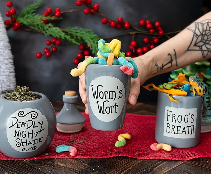 Silver Buffalo Disney The Nightmare Before Christmas Sally's Mini Storage Jars - Image 7