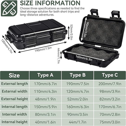 Outdoor Case, Water Proof Dry Box Shockproof and Pressureproof Sealed Storage - Image 2