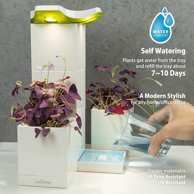 LeGrow Indoor Planter with LED Grow Light, Automatic 12 Hours Timer, 7 Days - Image 3