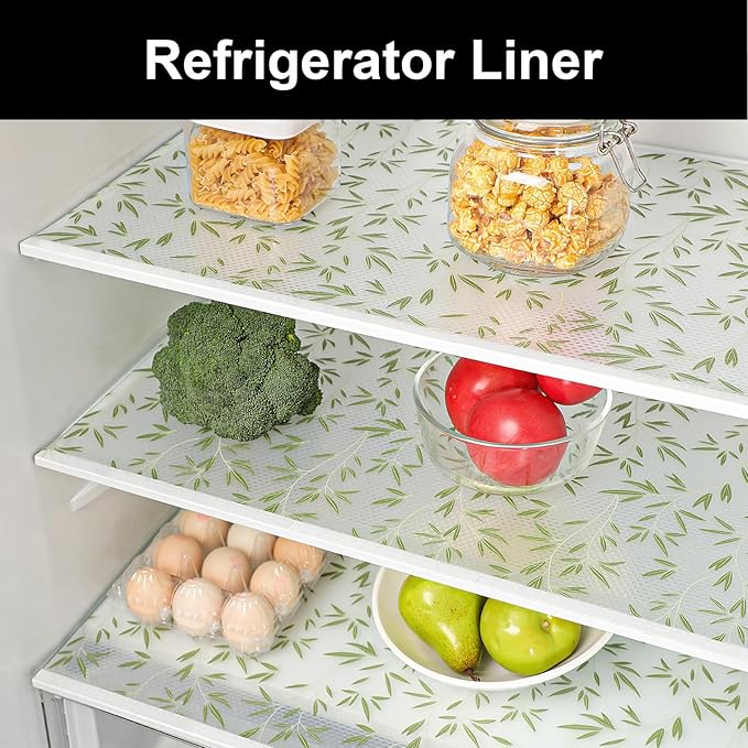 Cooyes Shelf Liners for Kitchen Cabinets Refrigerator Liners Waterproof & - Image 5