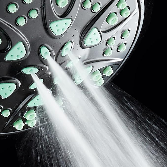 AquaDance Antimicrobial – Anti-Clog High-Pressure 6-Setting Shower Head - Image 7