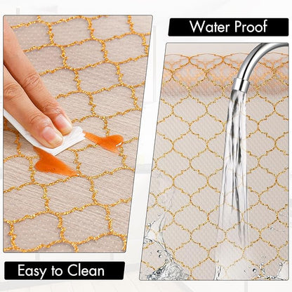 Cooyes Shelf and Drawer Liners for Kitchen Cabinets, Non Adhesive Cabinet Liner - Image 5