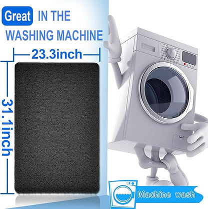 Shower Mats Non Slip for Elderly, 24x32’’Lager Loofah Loofah Bath Mats for - Image 2