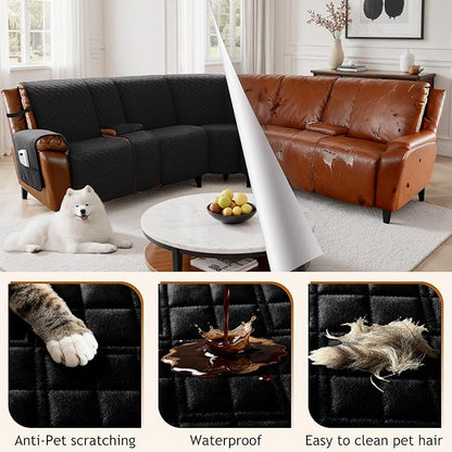 Arfntevss Waterproof Recliner Sectional Couch Covers - Image 6