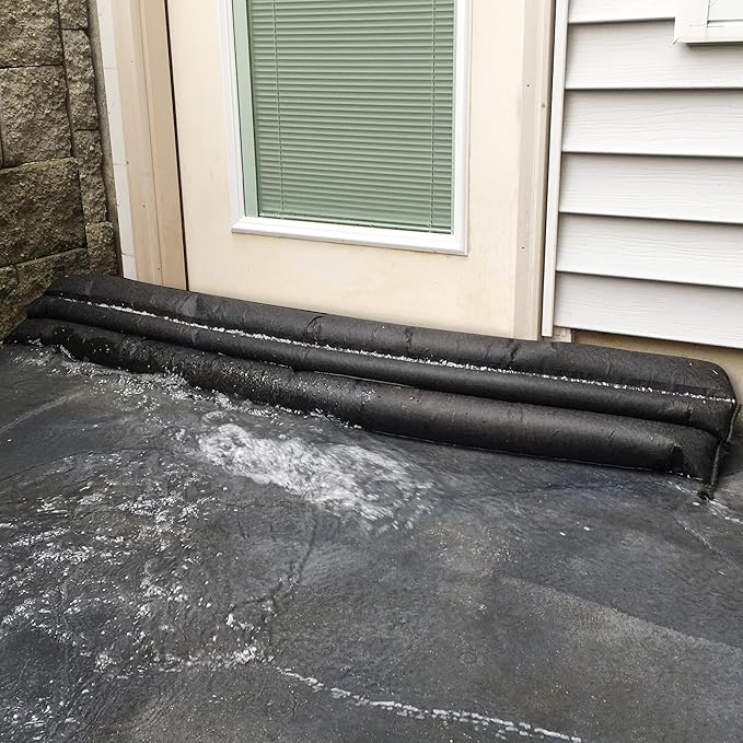 Quick Dam Water Activated 5ft Flood Barrier, Reusable Water Absorbers - Image 10