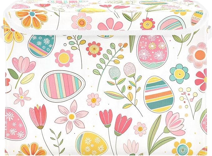 xigua Easter Flower Eggs Storage Bins by LLCxigua