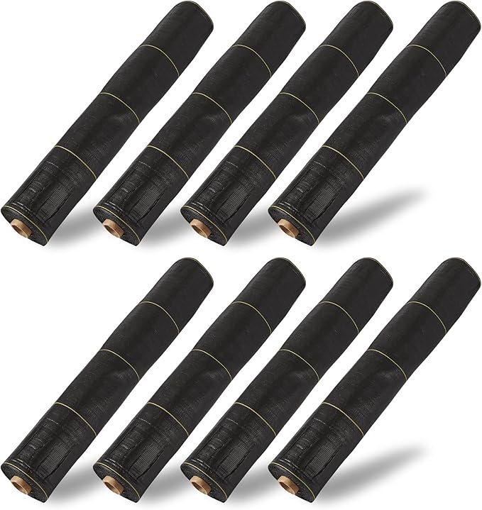 Dewitt 8-Pack Sunbelt Weed Barrier Fabric 3.2 oz, 4 x 300 Feet – Heavy-Duty by DeWitt