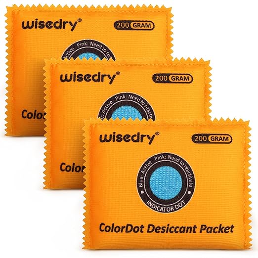 wisedry 200g Rechargeable Large Desiccant Packs by wisedry