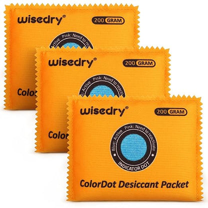 wisedry 200g Rechargeable Large Desiccant Packs by wisedry