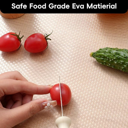 Shelf and Drawer Liner for Kitchen Cabinet, Non Adhesive Durable EVA Shelf Paper - Image 6