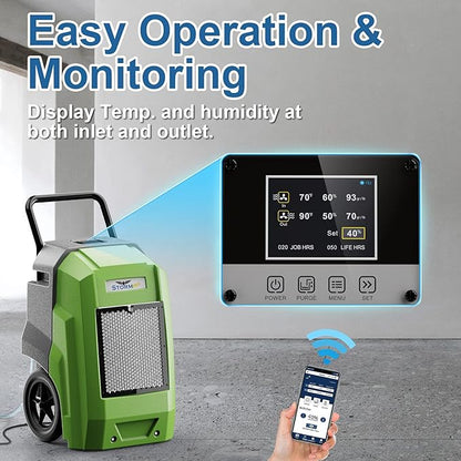 ALORAIR 180 Pints Commercial Dehumidifier - Image 2