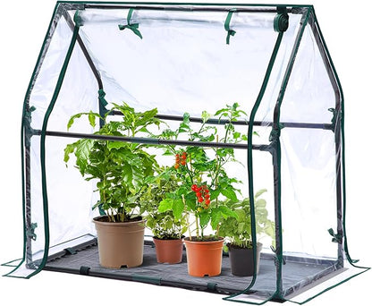 Mini Greenhouse for Indoor Outdoor: Ohuhu Tabletop Portable Green House by Ohuhu