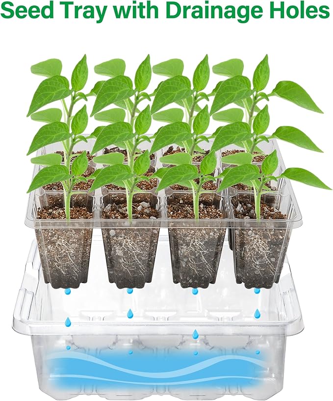 Bonviee 5 Packs Seed Starter Tray - Image 6