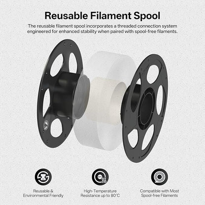 ANYCUBIC Marble PLA 3D Printer Filament, 3D Printing Rock PLA Filament 1.75mm - Image 7