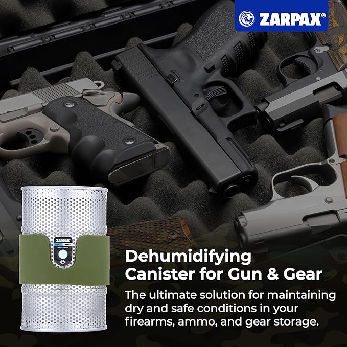 Premium 7oz Desiccant Canister for Gun Safe – Reusable Gun Safe Dehumidifier Can - Image 4