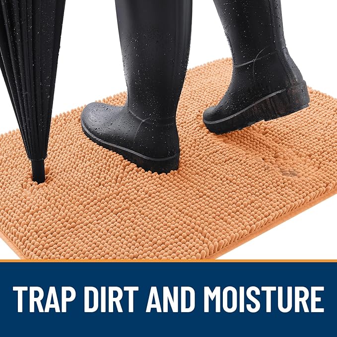 OLANLY Dog Door Mat for Muddy Paws 70x35, Absorbs Moisture and Dirt, Absorbent - Image 2