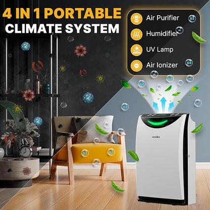 Air Purifier and Humidifier Combo – HEPA Air Purifier - Image 2