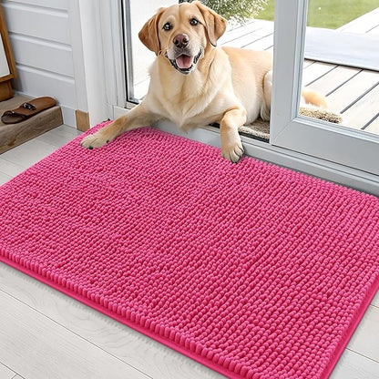 OLANLY Dog Door Mat for Muddy Paws 36x24, Absorbs Moisture and Dirt, Absorbent by OLANLY