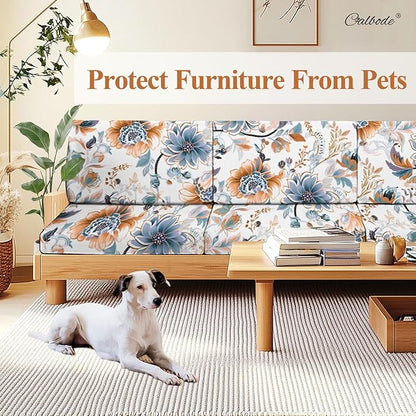 12Pcs High Elastic Digitally Printed Sofa Seat Cushion Cover - Image 5