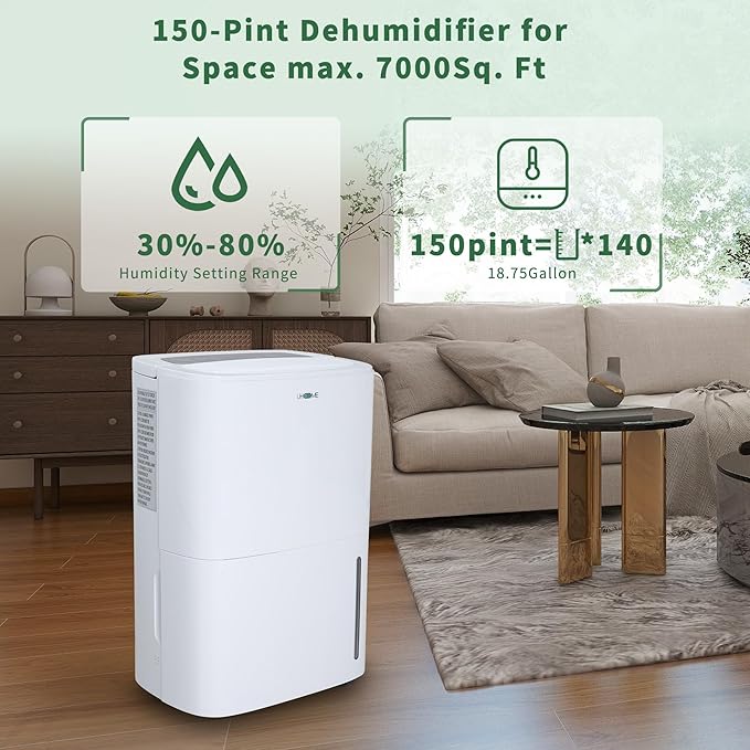 Uhome Dehumidifier 150 Pints - Image 2