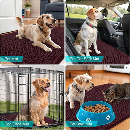 OLANLY Dog Door Mat for Muddy Paws 44x32, Absorbs Moisture and Dirt, Absorbent - Image 7