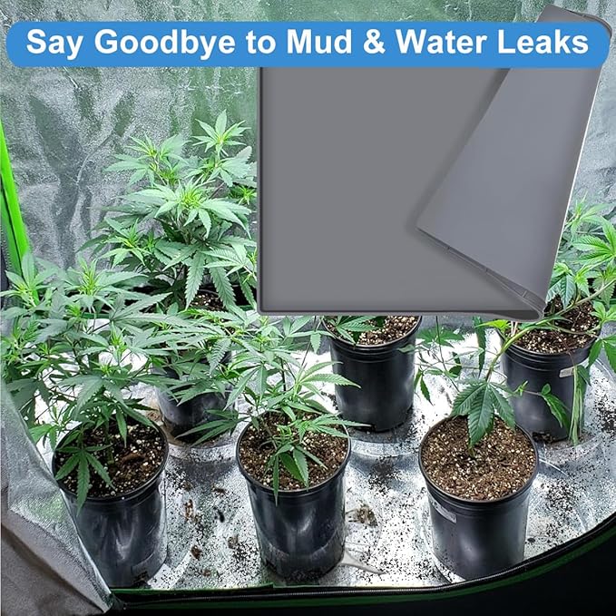 Grow Tent Mat Grow Tents Silicone Drip Pan, Grow Tent Complete System Mat - Image 5