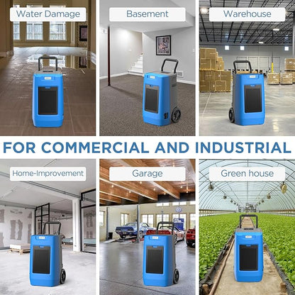 Andte 190 Pints Commercial Dehumidifier - Image 6