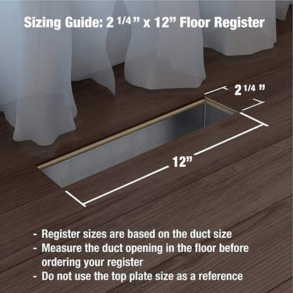Imperial Manufacturing RG1471 Louvered Plastic Floor Register - Image 5