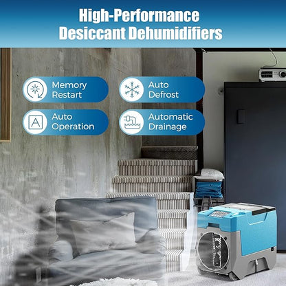 ARGENDON 180 PPD Commercial Dehumidifiers, Crawl Space Dehumidifier - Image 3