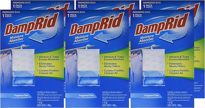 DampRid Fragrance Free Hanging Moisture Absorber, Inhibits Mold and Mildew - Image 3
