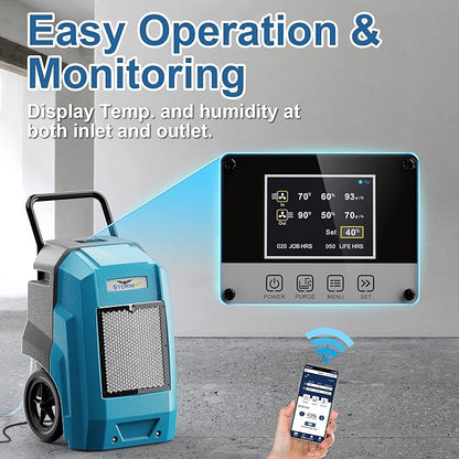 ALORAIR 180 Pints Smart WiFi LGR Commercial Dehumidifier - Image 2