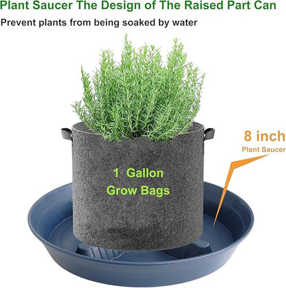 4 Pack Plant Saucer 8 inch, 10 12 14 17 inch, Plant Stand Plastic Plant Saucers - Image 3