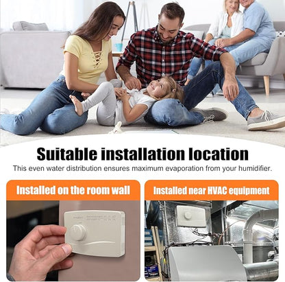 4655 Wall Mounted Humidifier Control Humidistat, Manual Humidistat Digital - Image 4