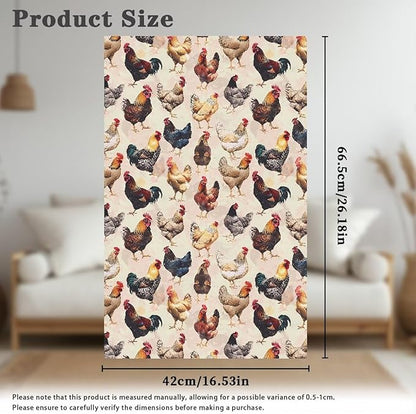 Rooster Headrest Cover for Sofa Recliner Washable Fabric Couch Slipcover - Image 5