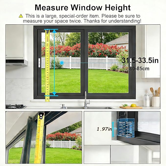 Vertical Window Exhaust Fan for Sliding Windows-Easy Tool-Free Installation - Image 3