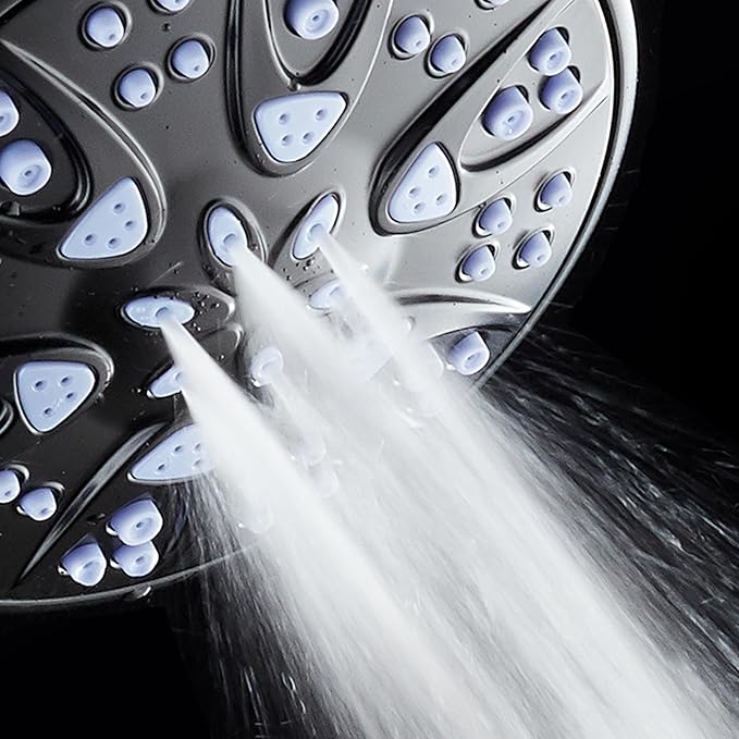 AquaDance Antimicrobial – Anti-Clog High-Pressure 6-Setting Shower Head - Image 6