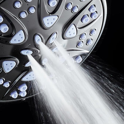 AquaDance Antimicrobial – Anti-Clog High-Pressure 6-Setting Shower Head - Image 6