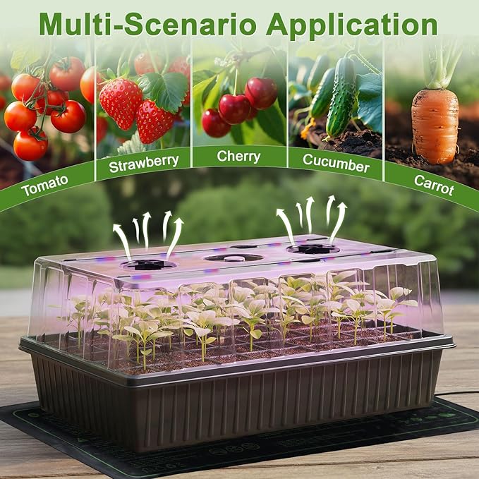 60-Cell Self-Watering Seed Starter Tray - Image 7