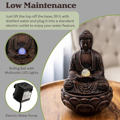 Pure Garden Indoor Tabletop Water Fountain - Image 2