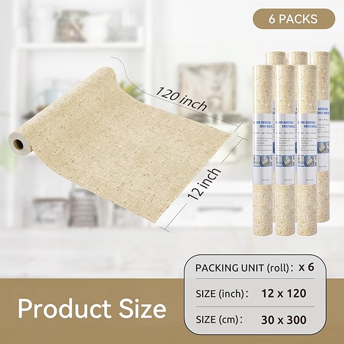 FIFTY FEET 12"x120" Non-Adhesive Shelf Liner - Image 5