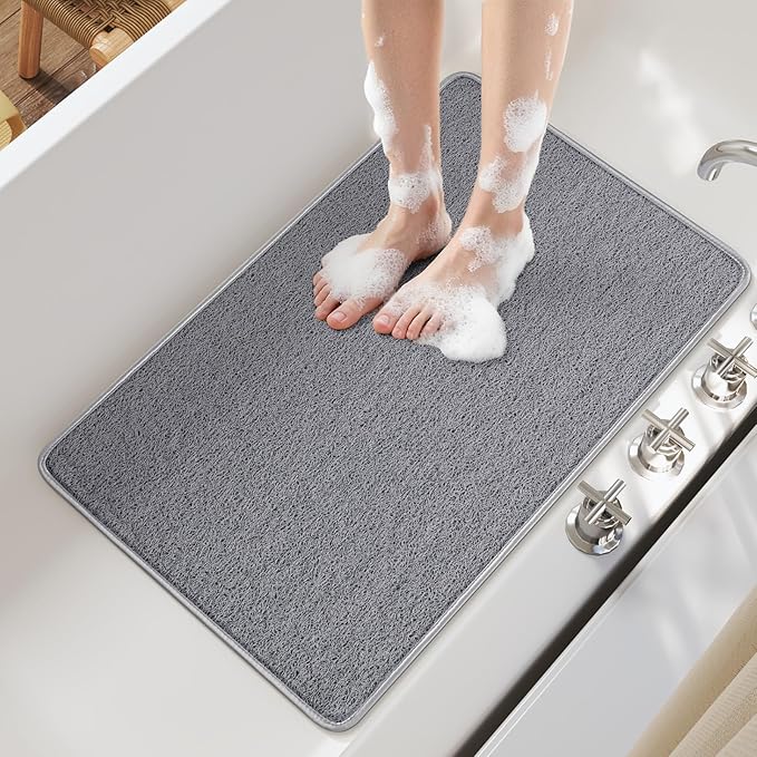 Non Slip Shower Mat Bathtub Mat 16x24 Inch, Quick Dry Bath Mat - Image 2