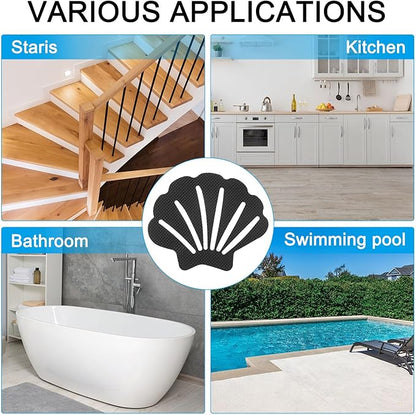 PATIKIL 12 Pcs Non Slip Bathtub Stickers, Anti Slip Shower Stickers Bathroom - Image 5