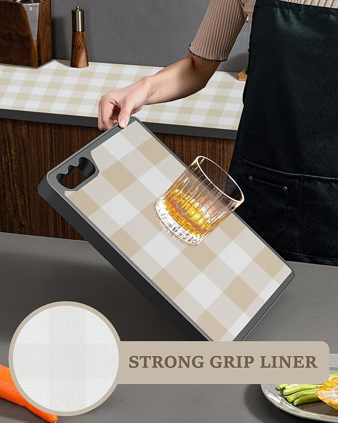 Shelf Liner for Kitchen Cabinets Non-Adhesive Drawer Liners Non-Slip Strong - Image 3
